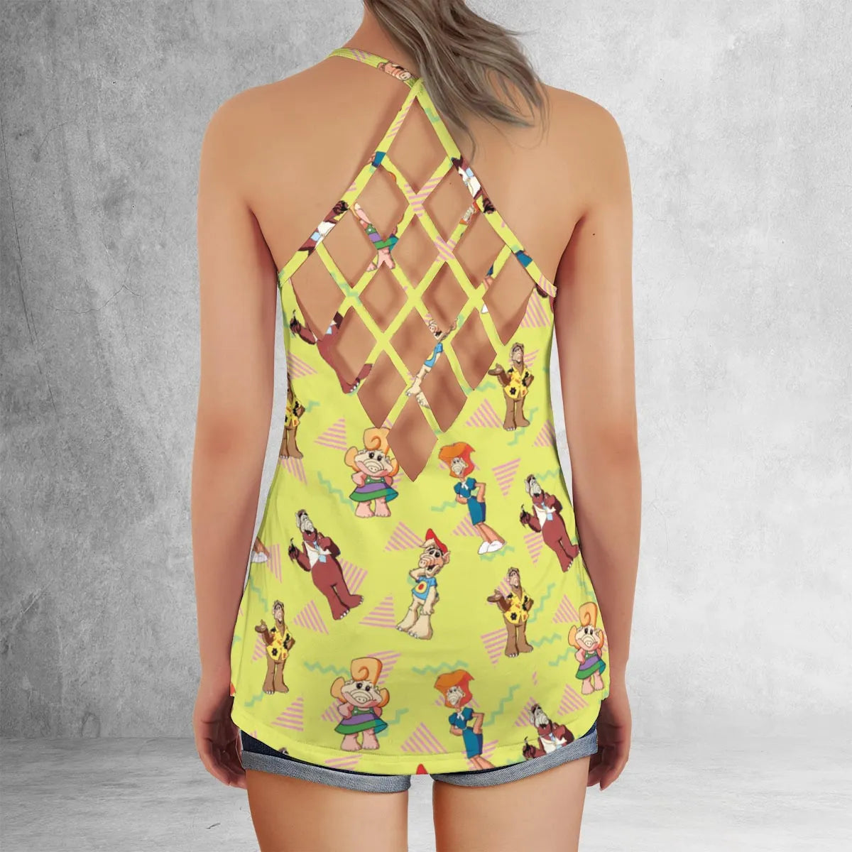 Criss Cross Tank Top - 17H5TV6F
