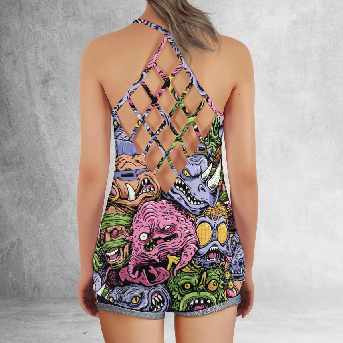 Criss Cross Tank Top - KSHYFKME