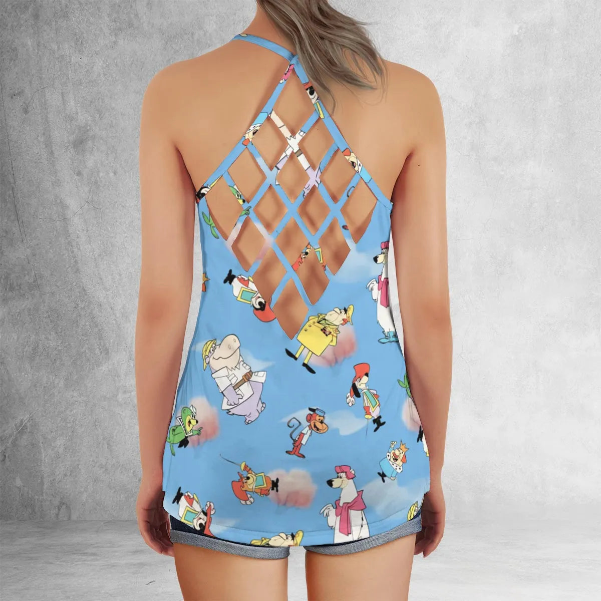 Criss Cross Tank Top - ZHTAJ1F6