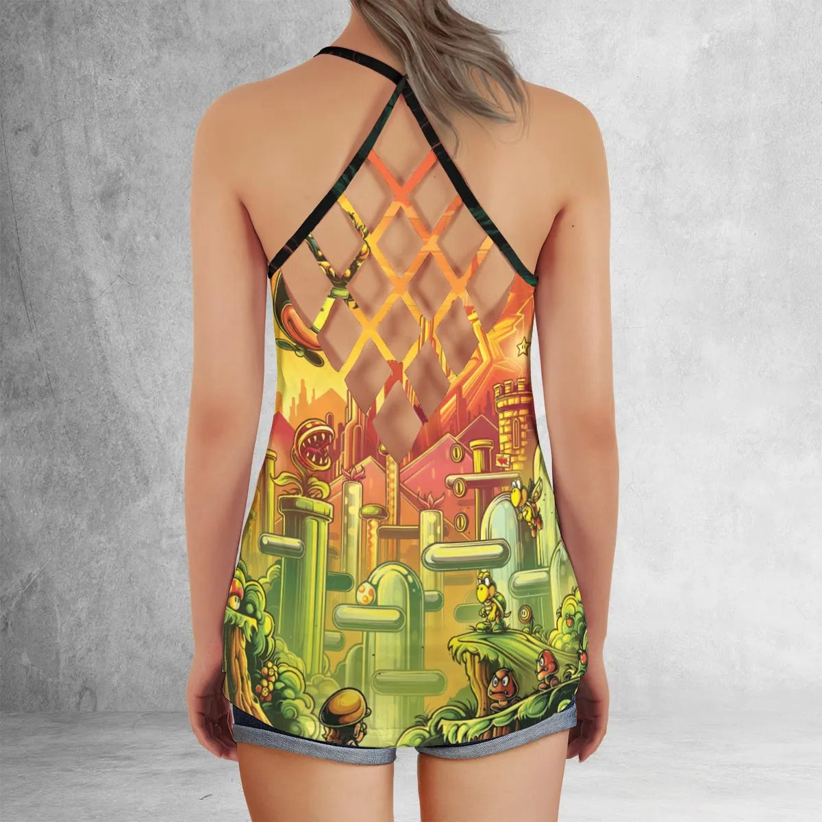 Criss Cross Tank Top - 1HTDCHUM