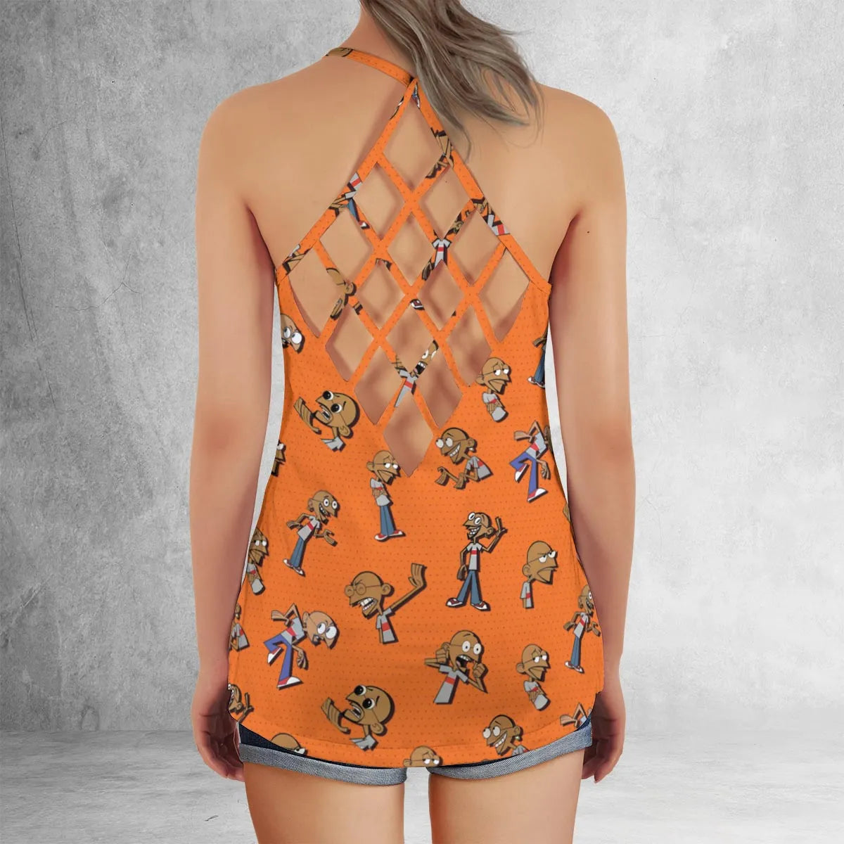 Criss Cross Tank Top - GWURUNDQ