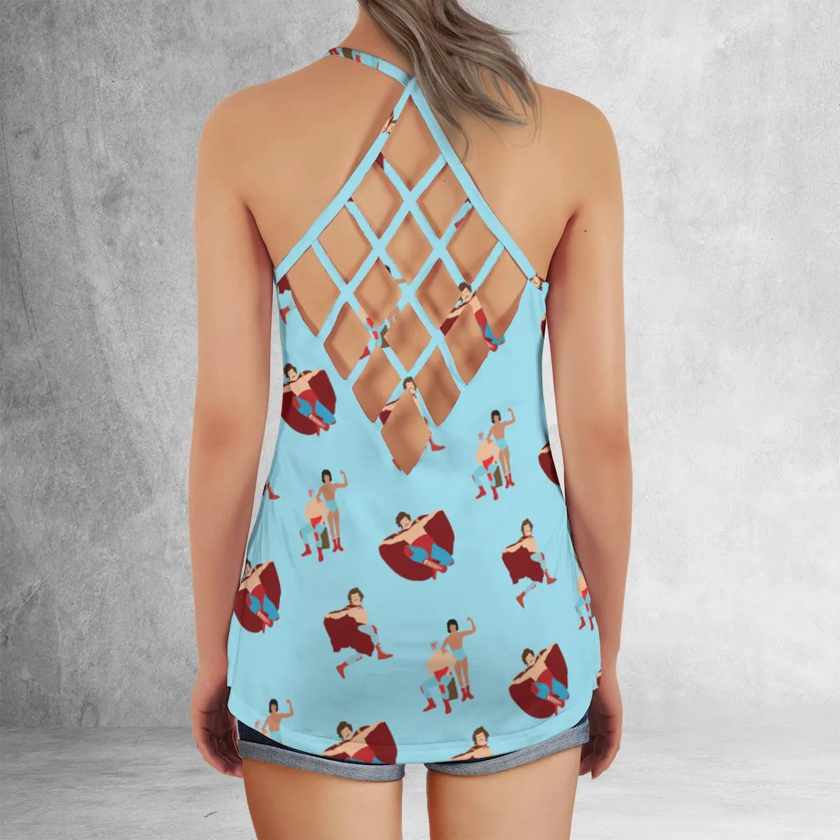 Criss Cross Tank Top - D6FP1S94