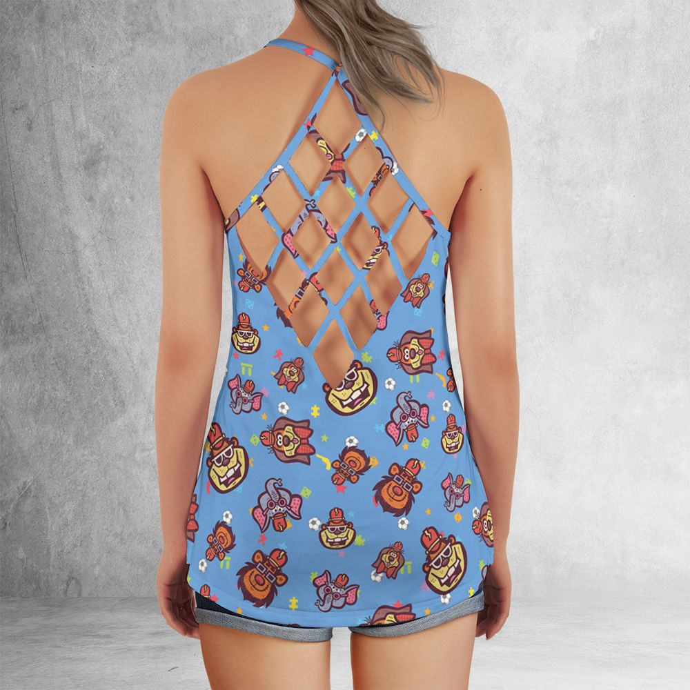 Criss Cross Tank Top - 15D3CRCL -  - 3