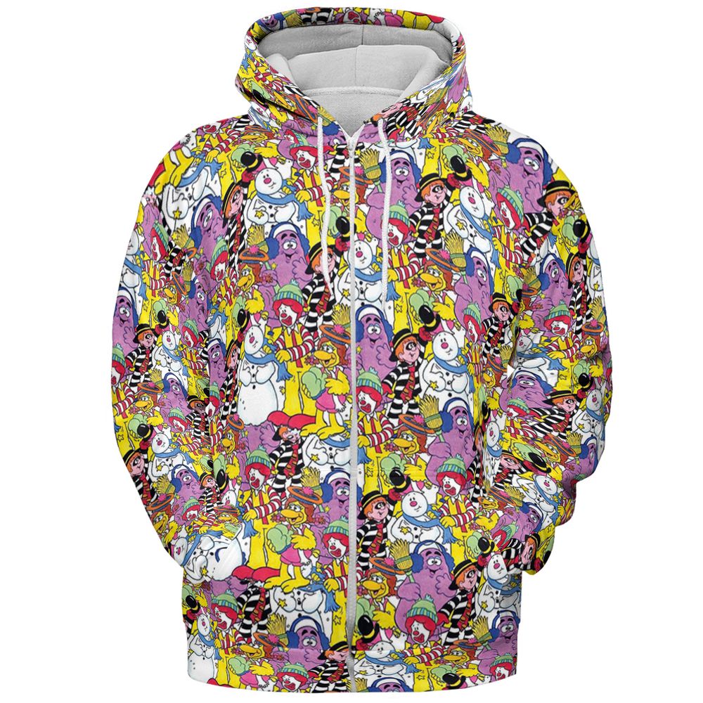 All-over Print Hoodie - RJ31HJ76 -  - 3