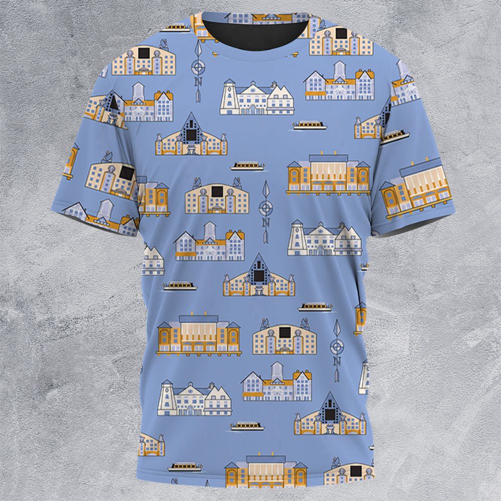 All-Over Print Unisex T-Shirt - S94VXB88 -  - 3