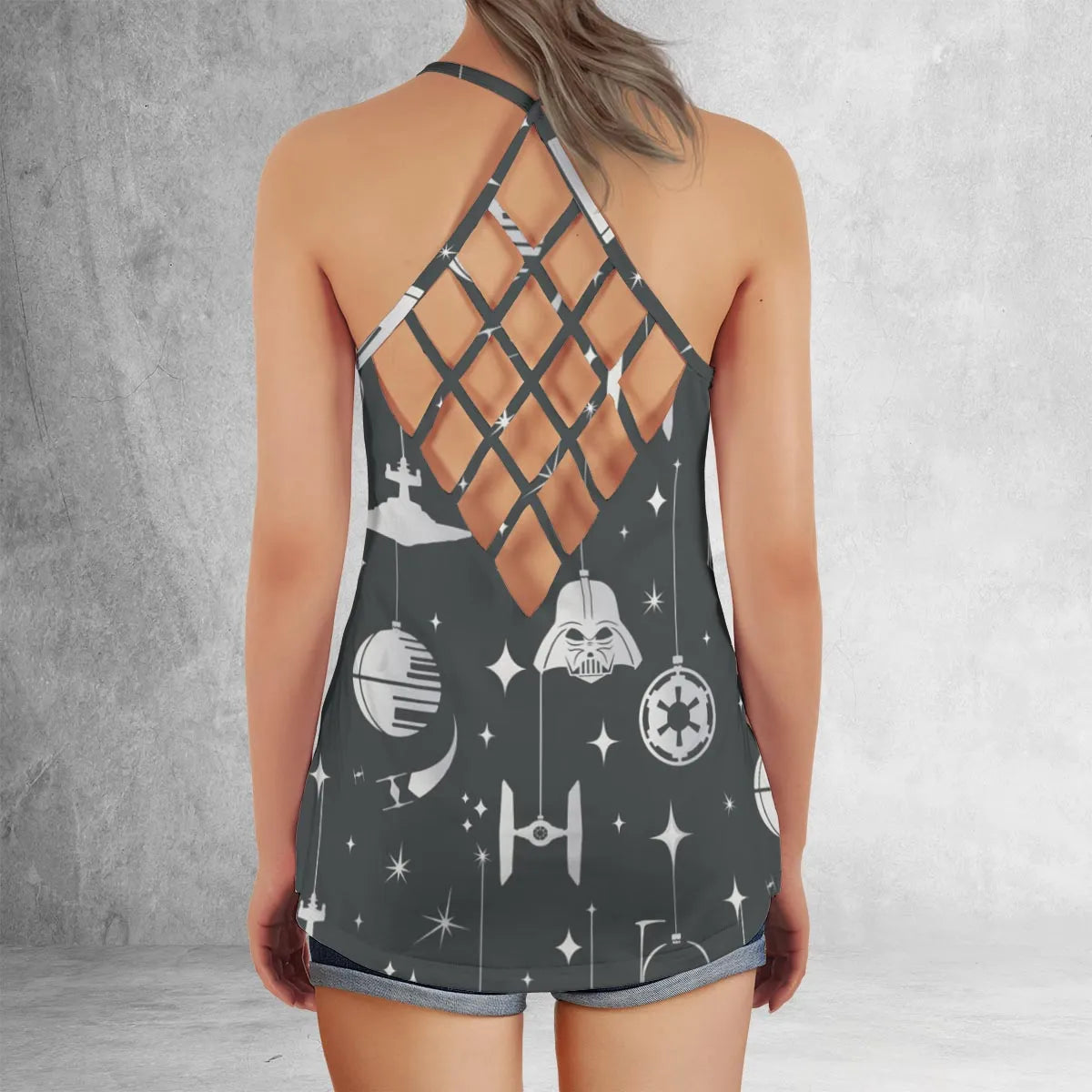 Criss Cross Tank Top - 94HJZK8Q