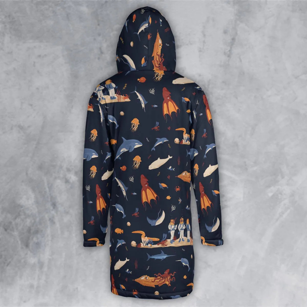 Hooded Cloak Coat - B8EKSJQH