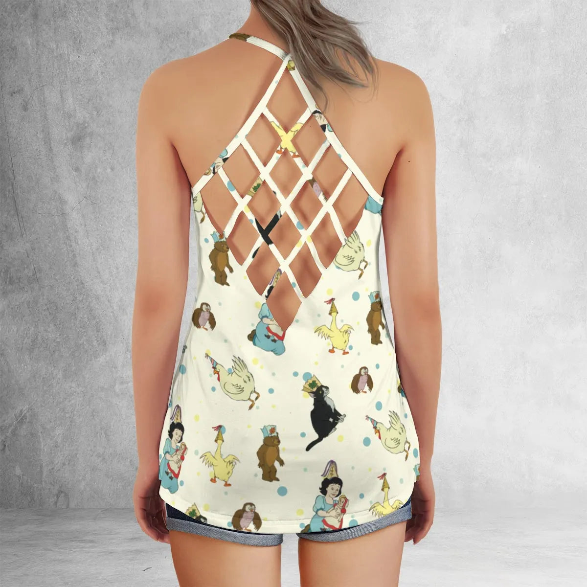Criss Cross Tank Top - 2W5R7DVP