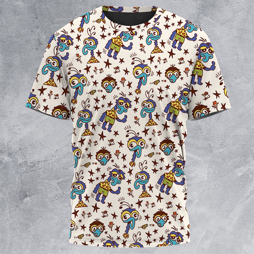 All-Over Print Unisex T-Shirt - XBTS34JG -  - 3