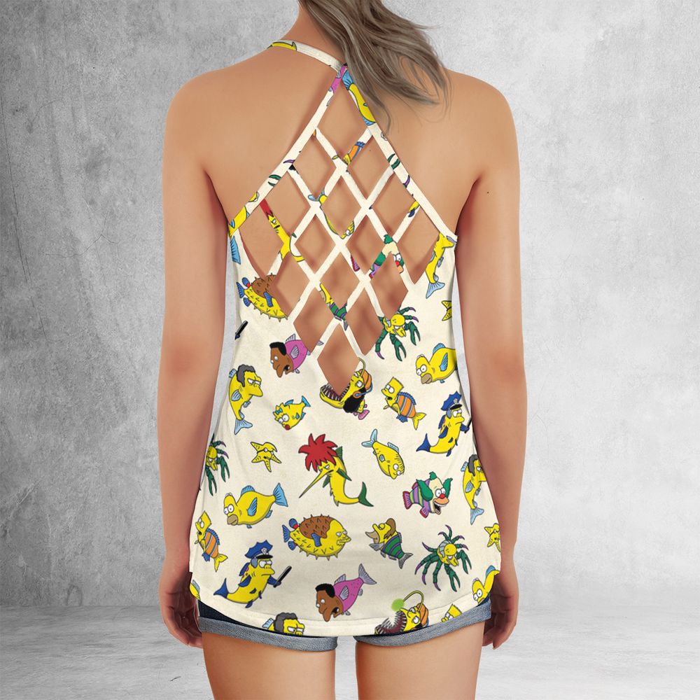 Criss Cross Tank Top - 78ZFK3JY -  - 3