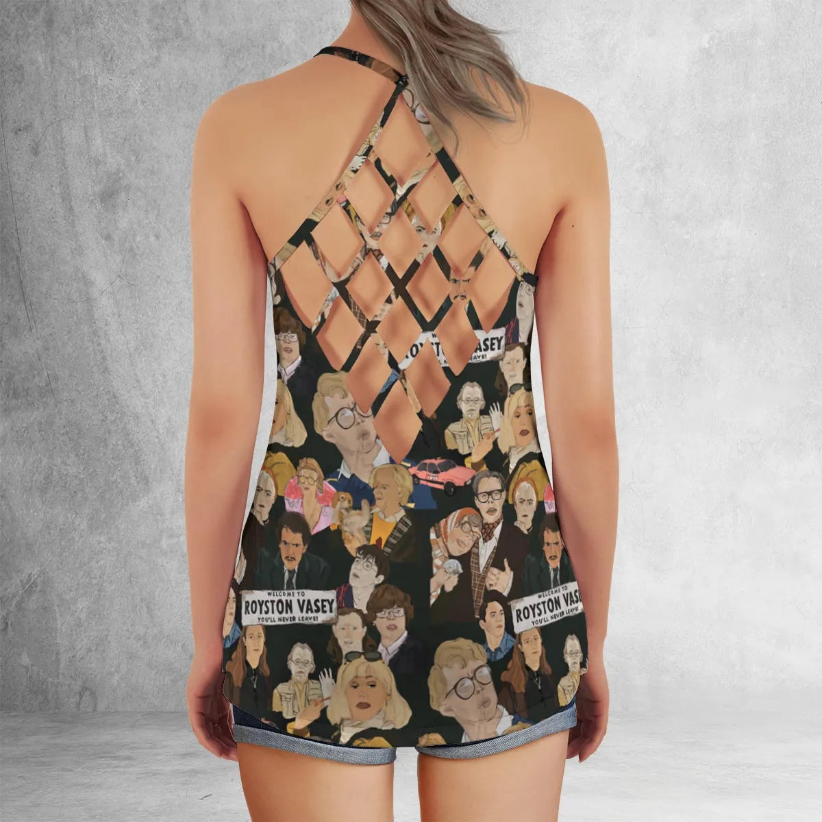 Criss Cross Tank Top - 83R8HXL3