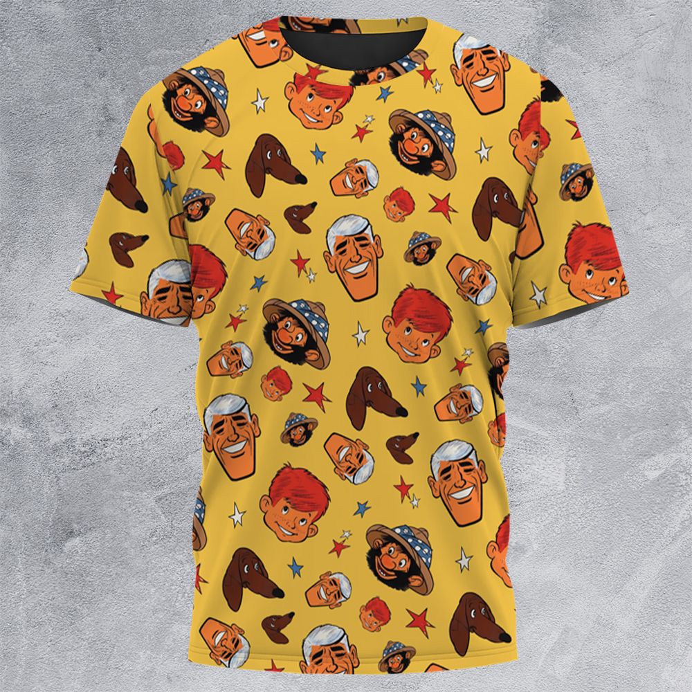 All-Over Print Unisex T-Shirt - UAX95ST3 -  - 3