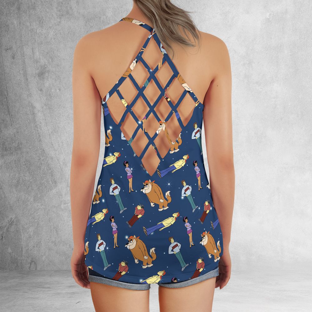 Criss Cross Tank Top - 45P8G7BM -  - 3
