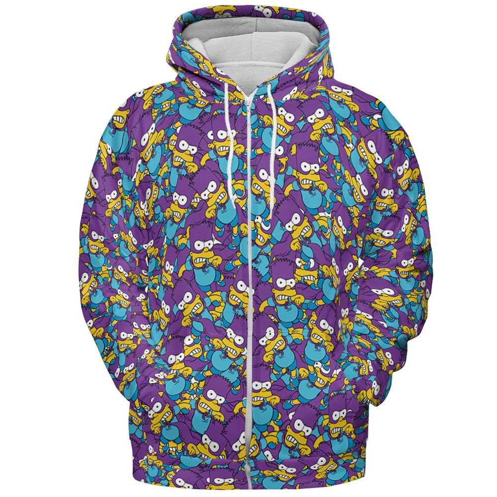 All-over Print Hoodie - F9DCZC2T -  - 3