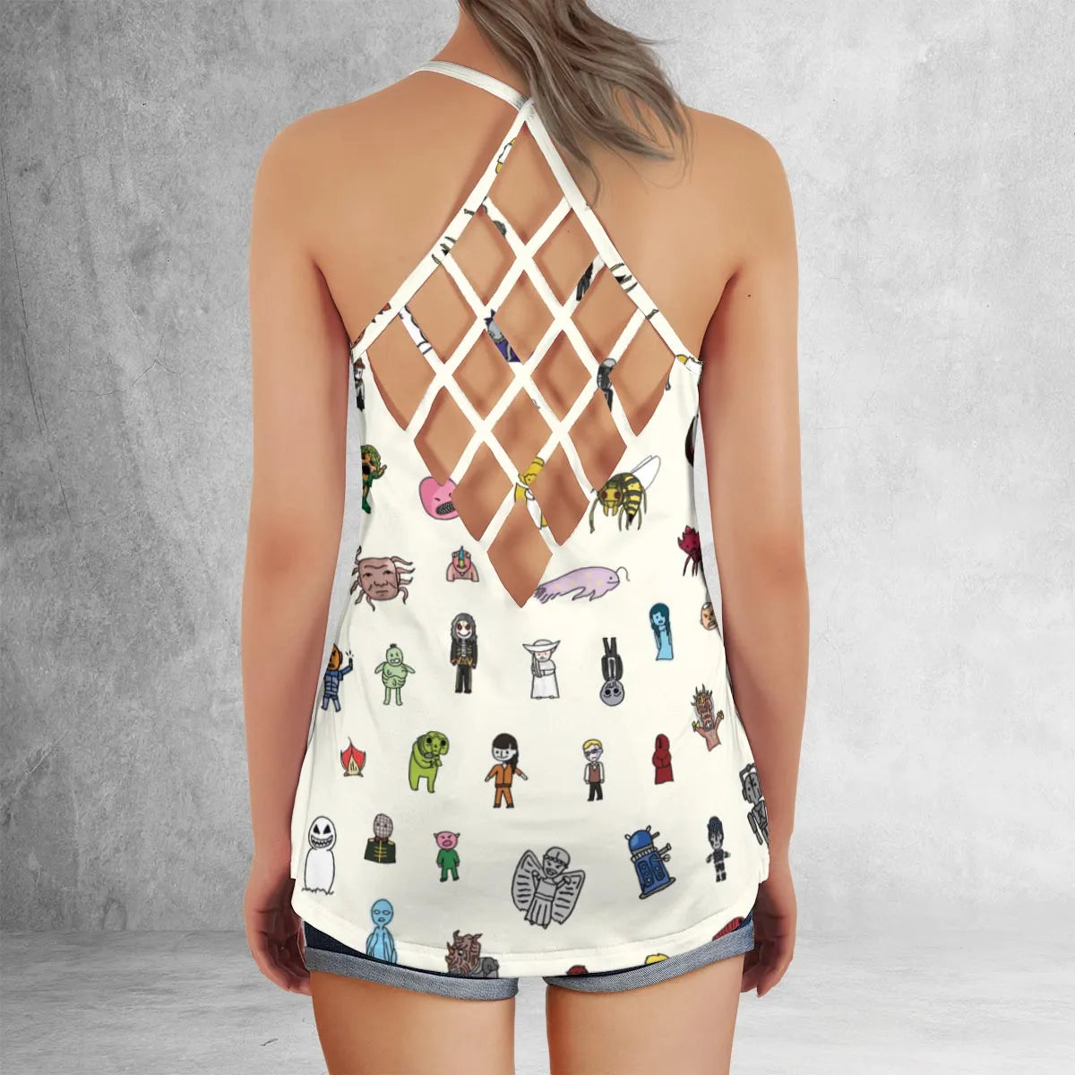 Criss Cross Tank Top - WK8JFBTN