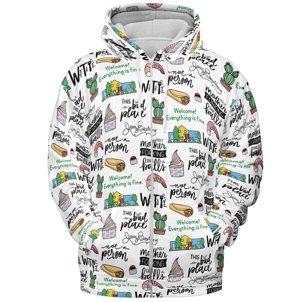 All-over Print Hoodie - Q9BG18XN -  - 3