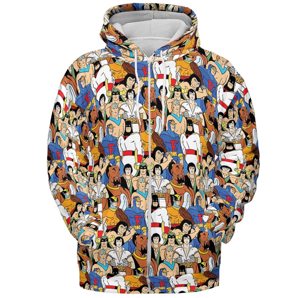 All-over Print Hoodie - S7HJELMC -  - 3