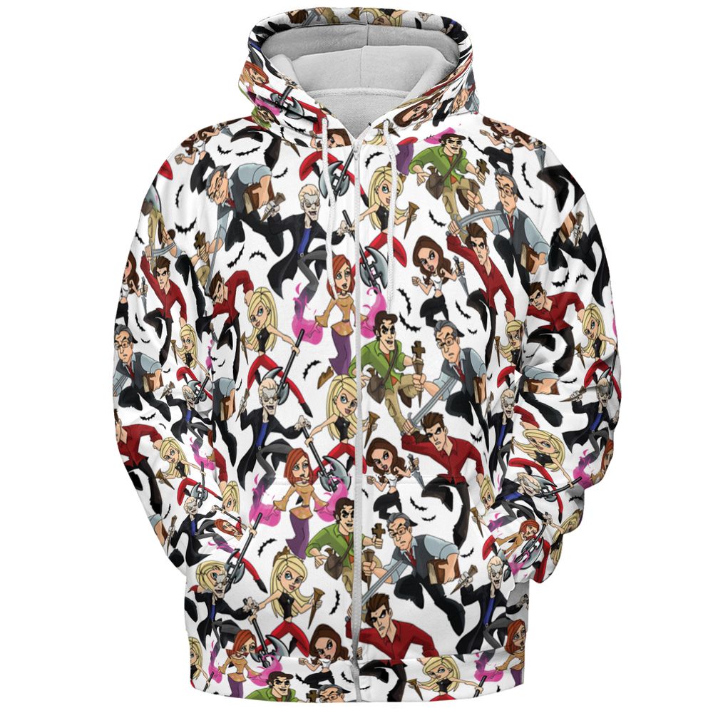 All-over Print Hoodie - QU3TFUT5 -  - 3