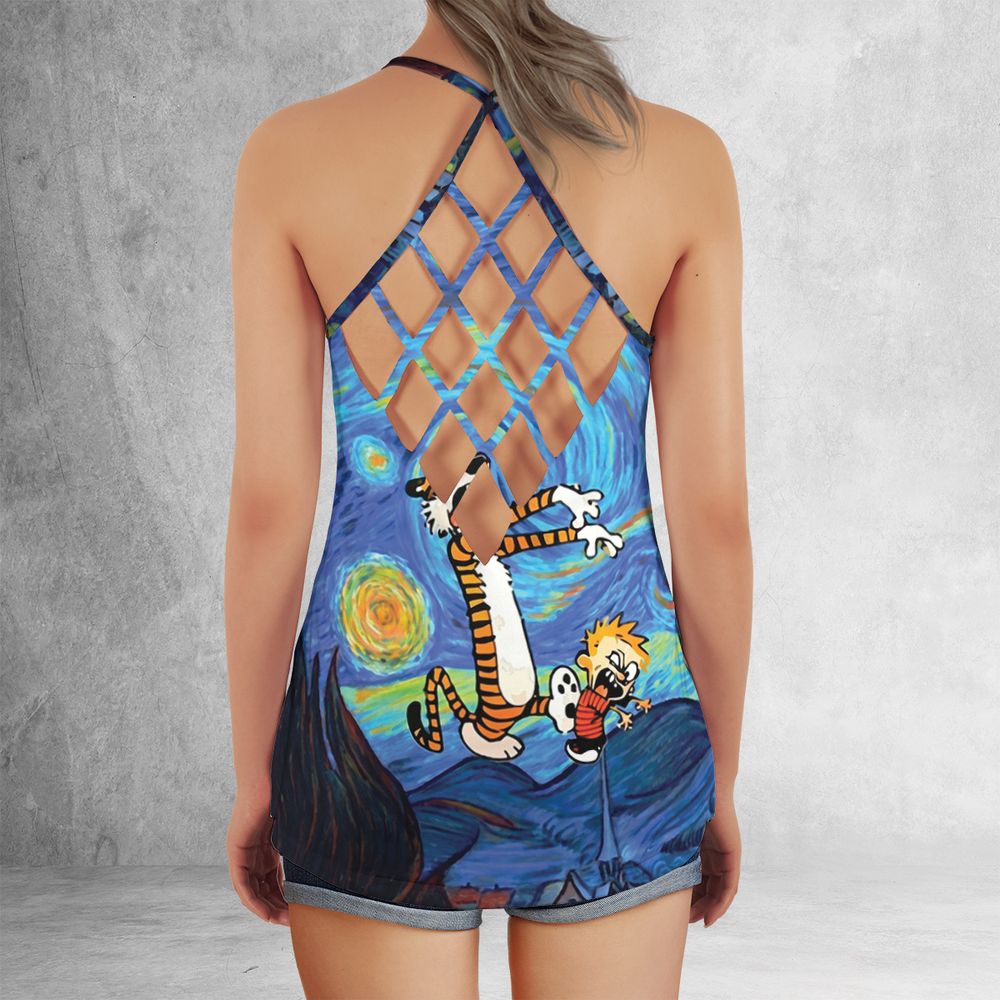 Criss Cross Tank Top - L6X9BQ4K -  - 3