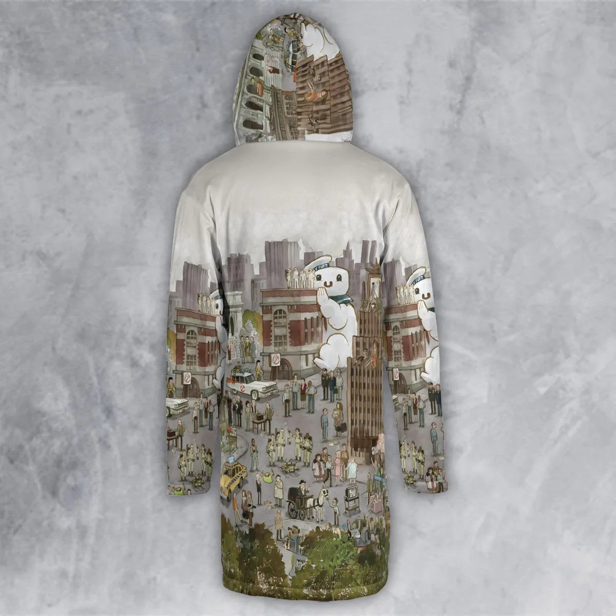 Hooded Cloak Coat - 4KT45E6U