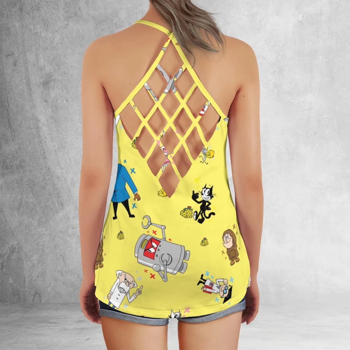 Criss Cross Tank Top - 6VB371LX