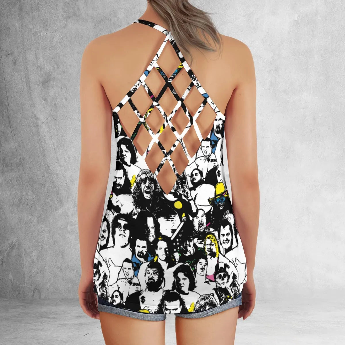Criss Cross Tank Top - YTHPBGDP