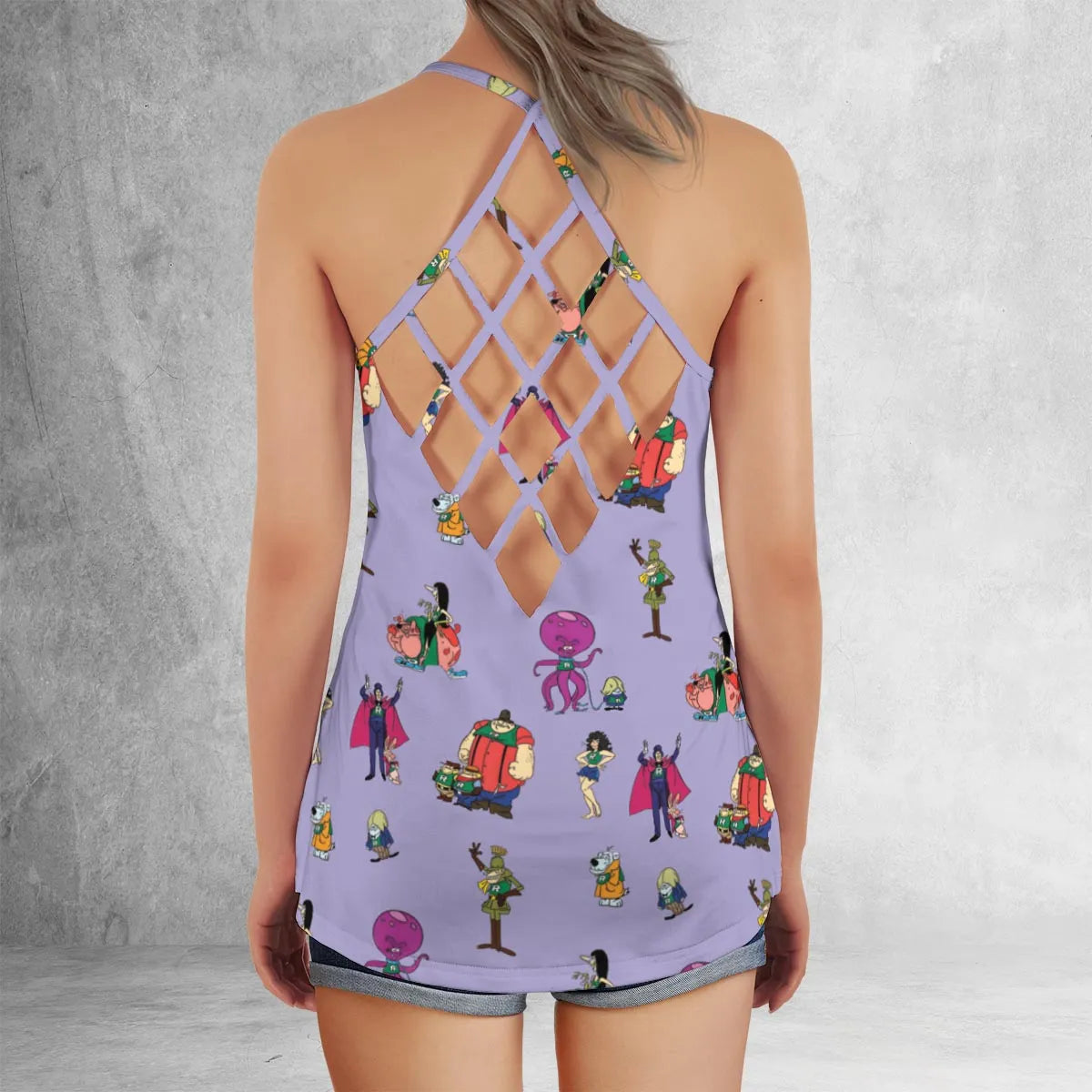 Criss Cross Tank Top - 4YGT1TFQ