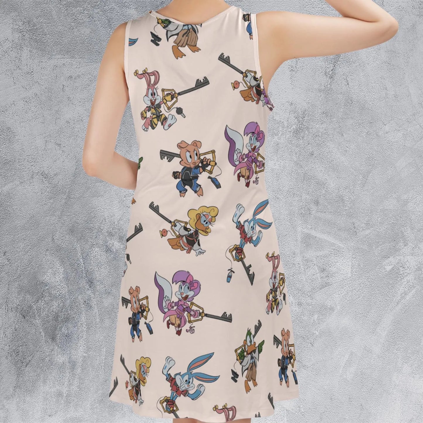 Sleeveless Dress - WH4PTY3D