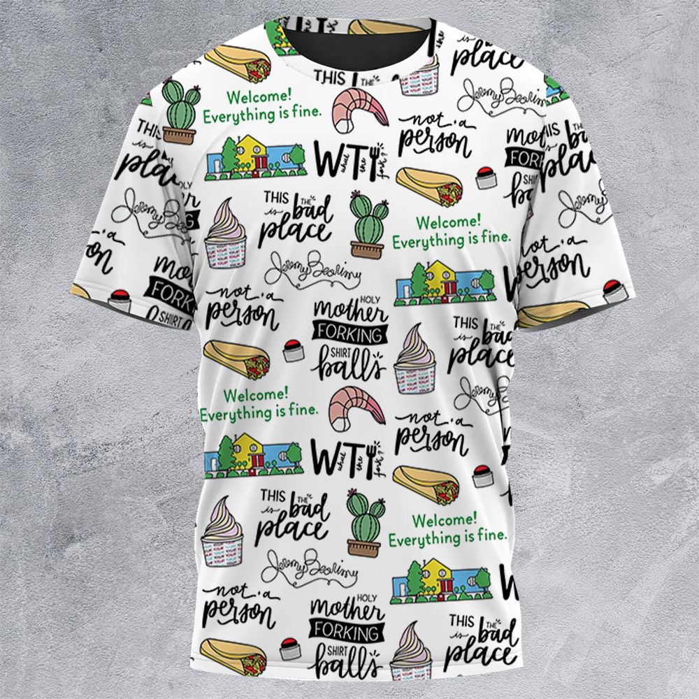 All-Over Print Unisex T-Shirt - N8YRWWGP -  - 3