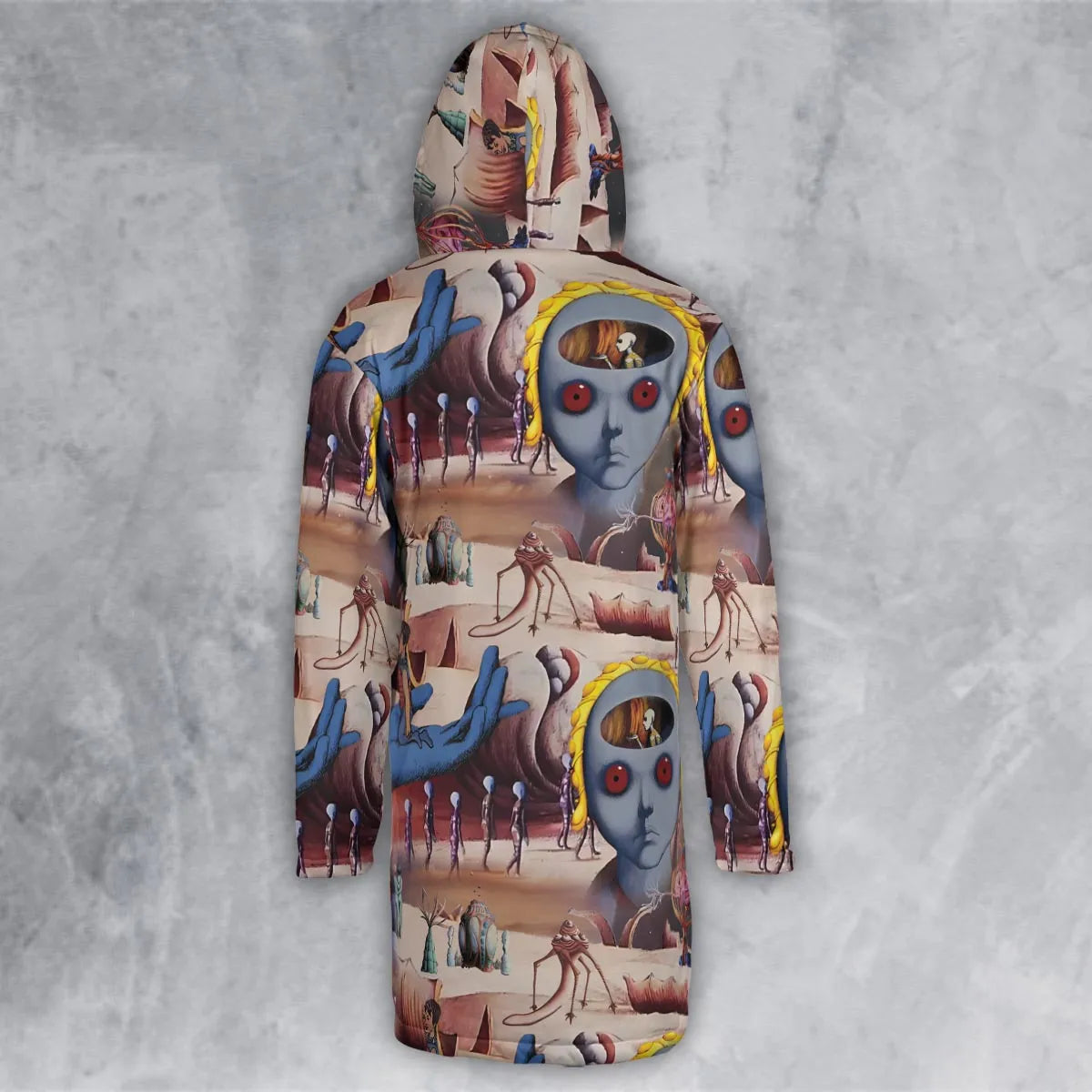Hooded Cloak Coat - BLMHZMHB