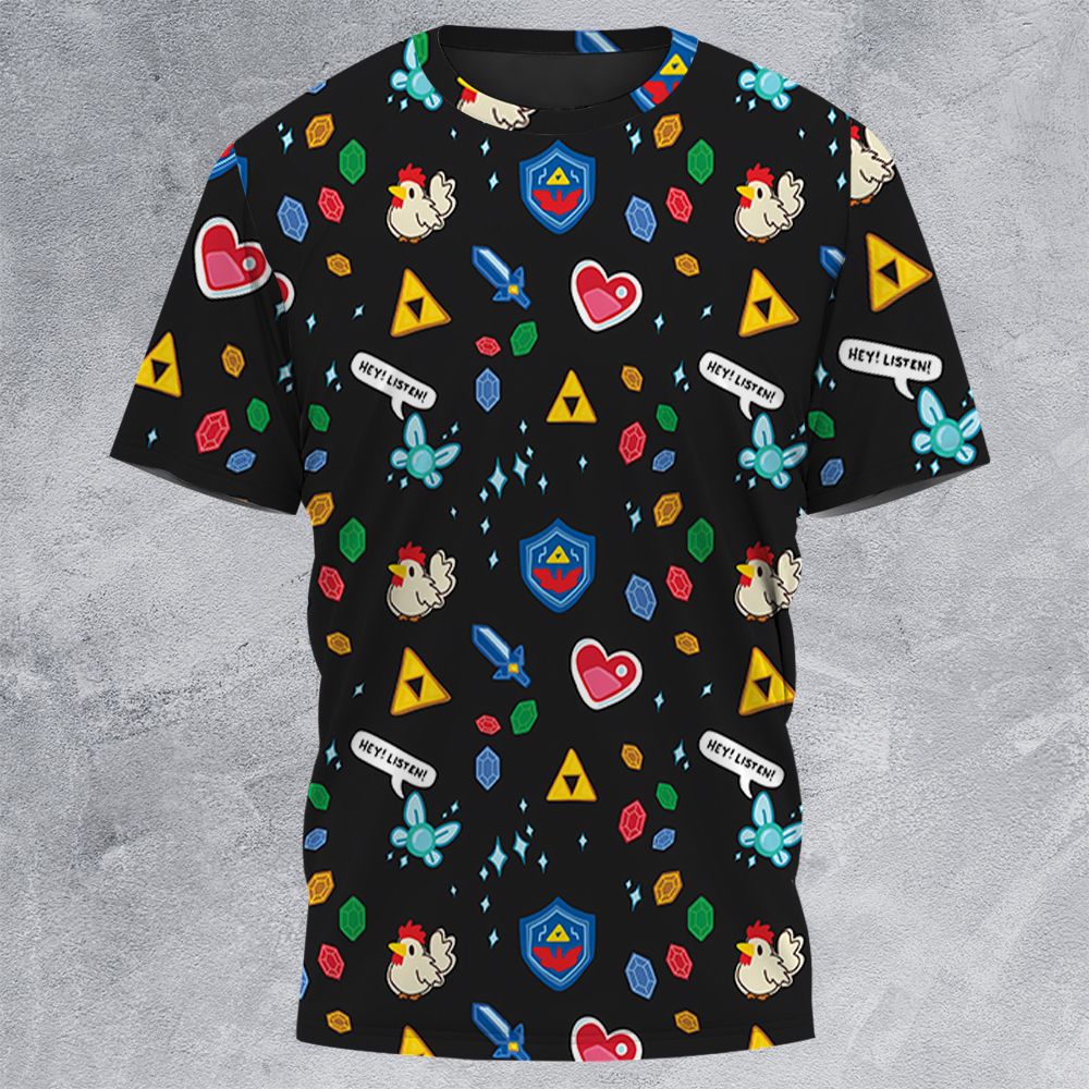 All-Over Print Unisex T-Shirt - 7KLH7QP8 -  - 3
