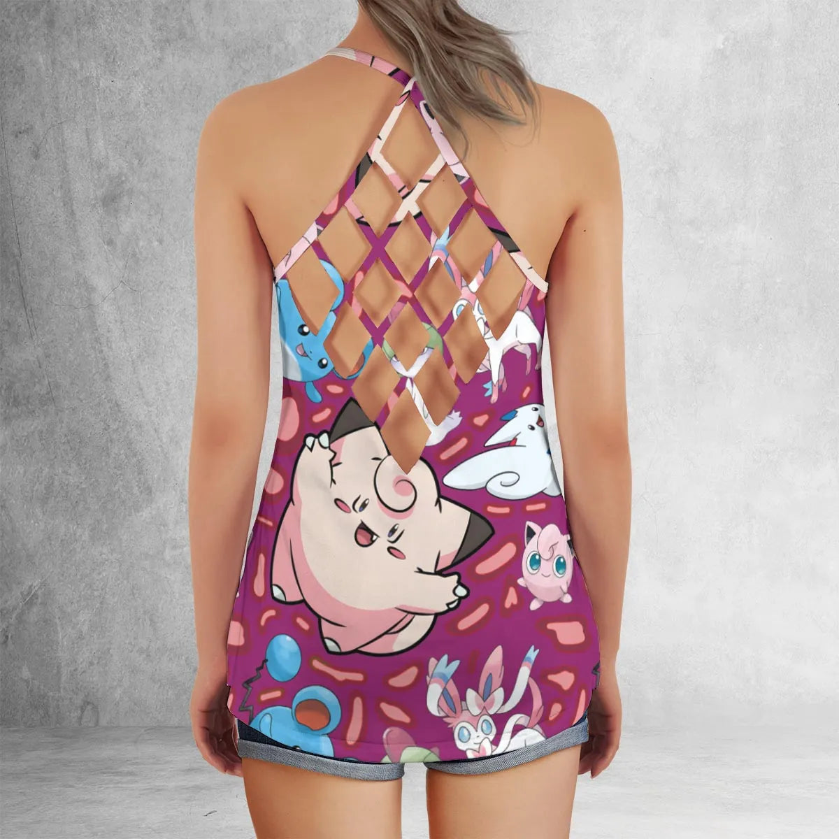 Criss Cross Tank Top - X54UXXNS