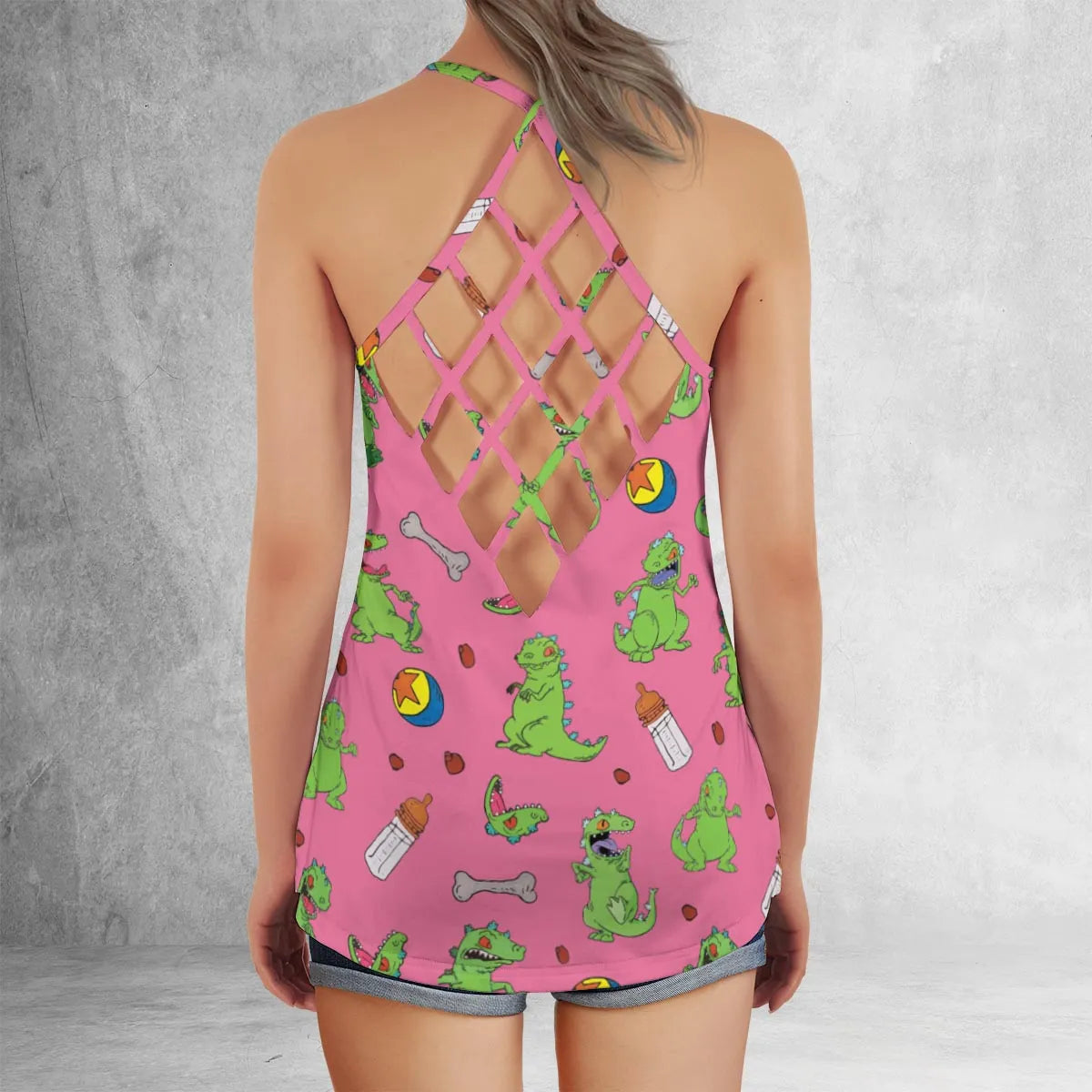 Criss Cross Tank Top - NF9EC5YU