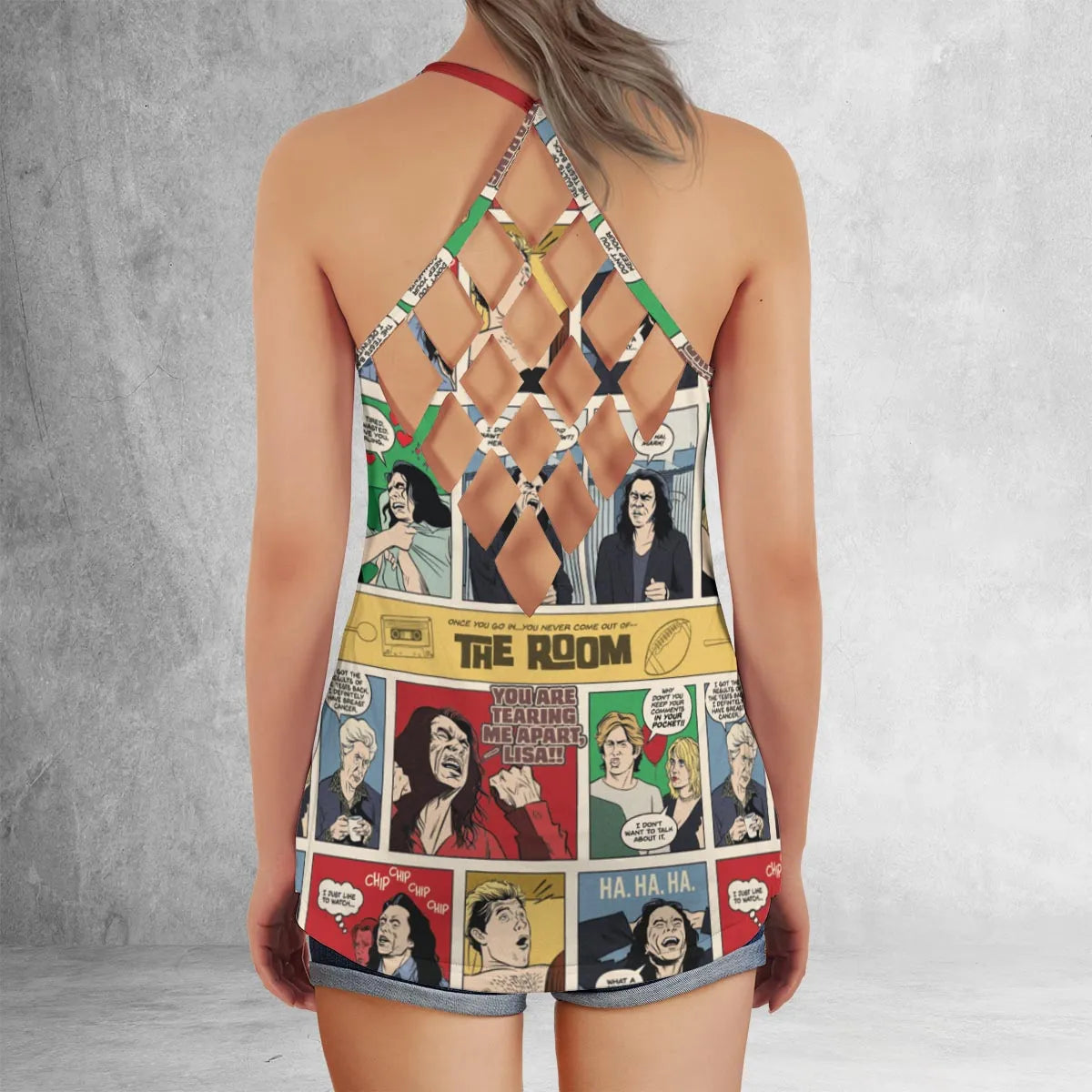Criss Cross Tank Top - PNUC1XEG