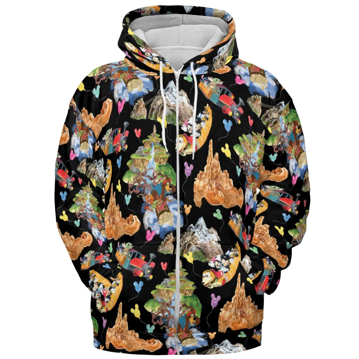 All-over Print Hoodie - 94B2VN6E