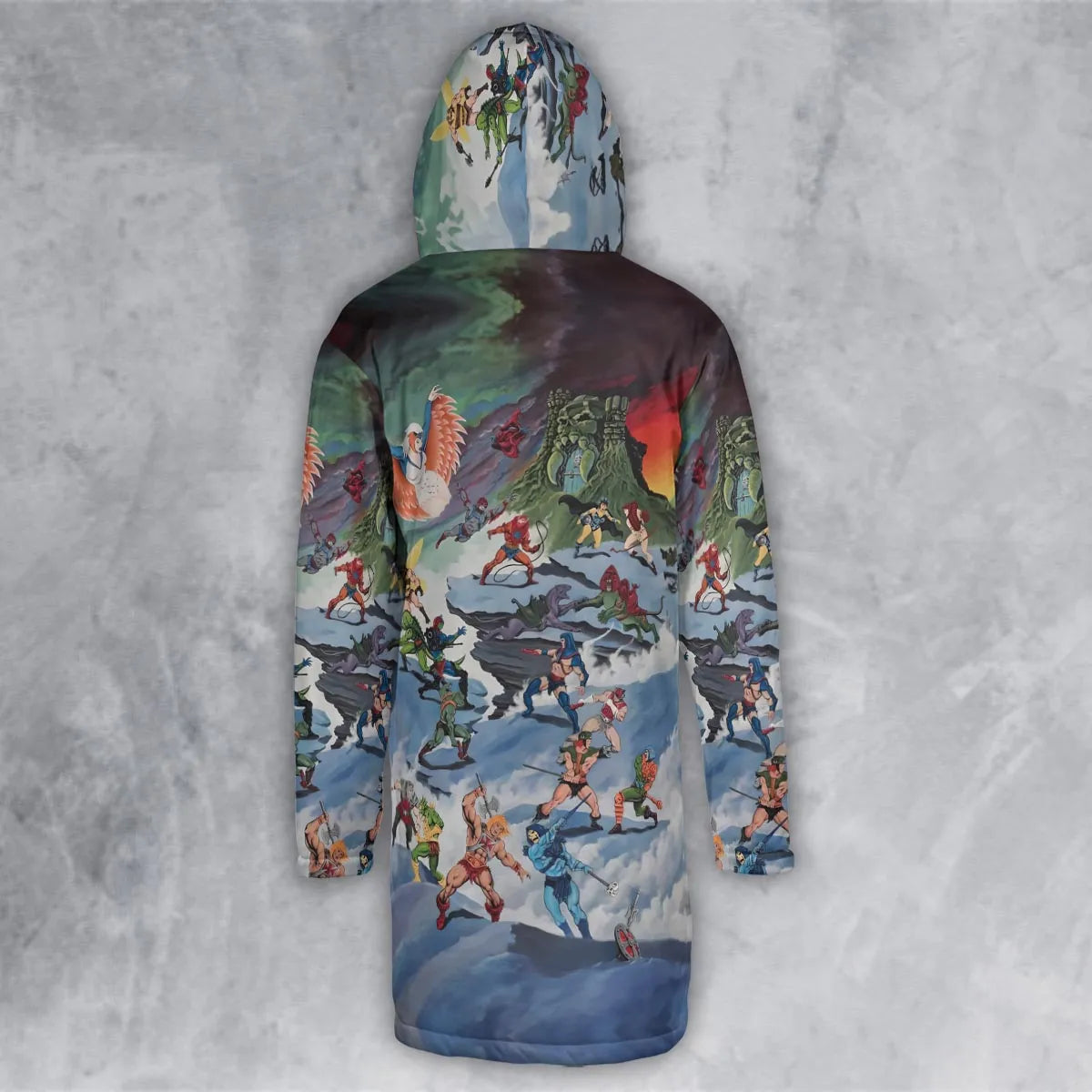 Hooded Cloak Coat - 7SLWLDXL