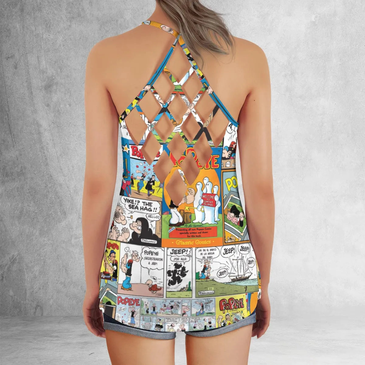 Criss Cross Tank Top - 8VRKQSS8