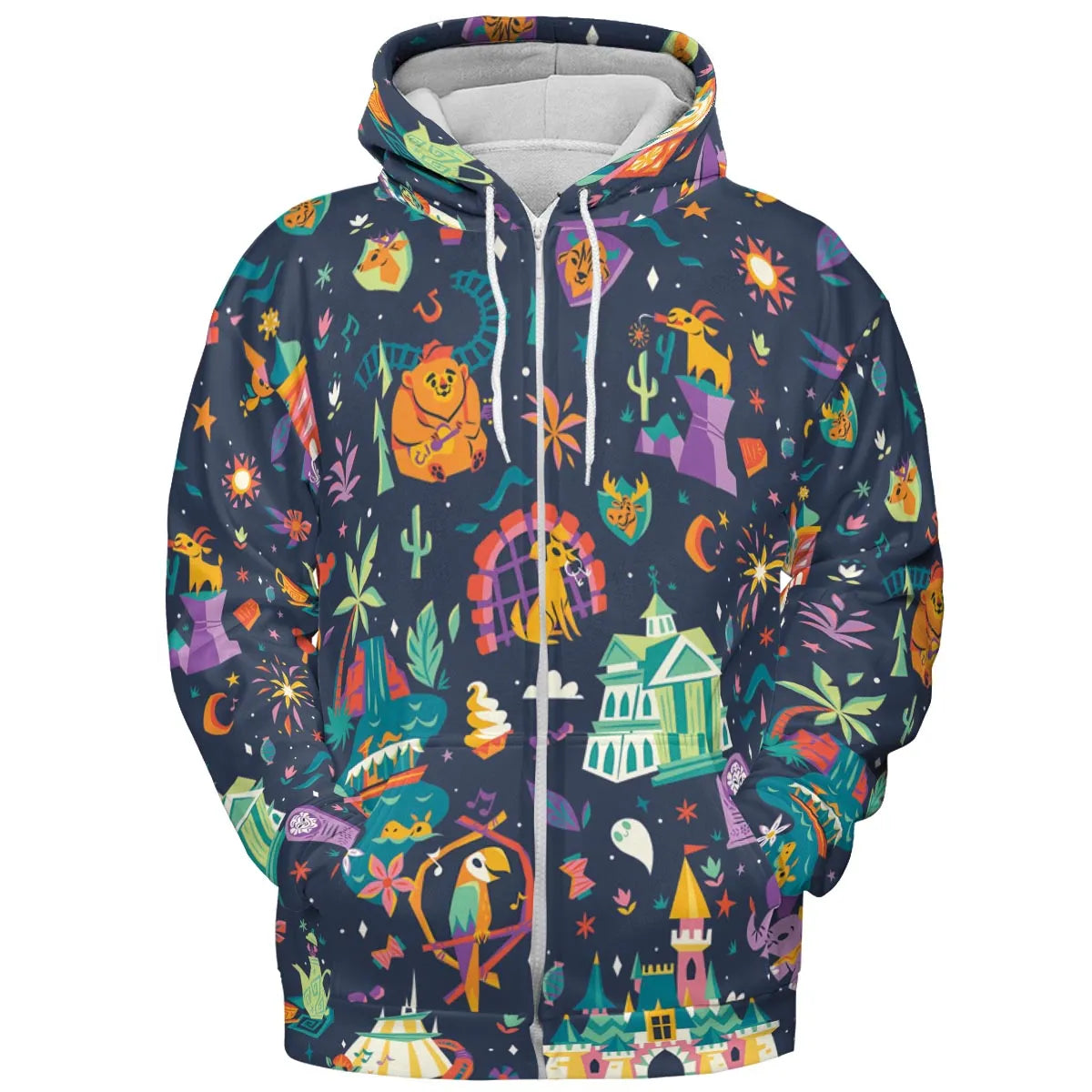 All-over Print Hoodie - B54P877X