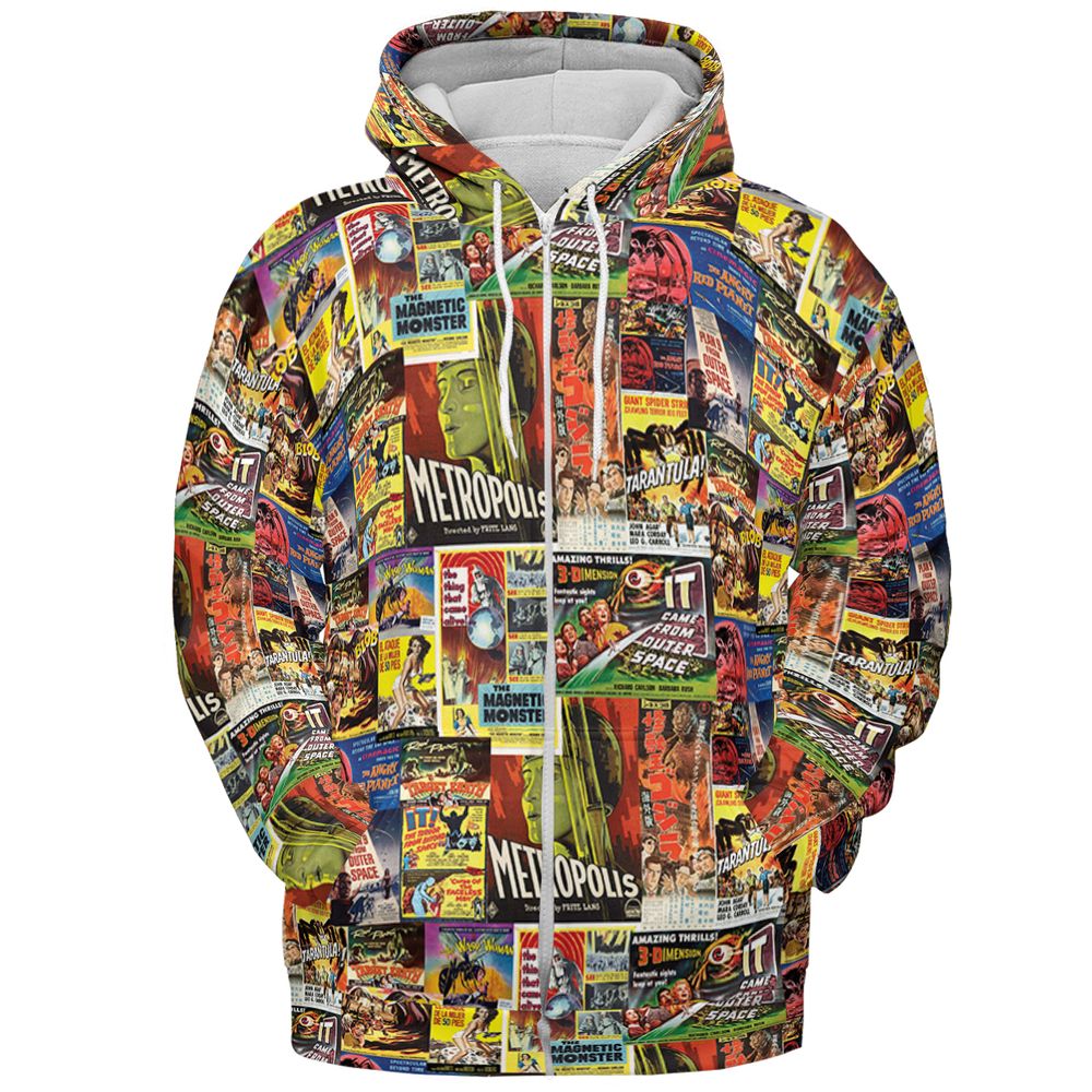All-over Print Hoodie - SDE2CJVE -  - 3