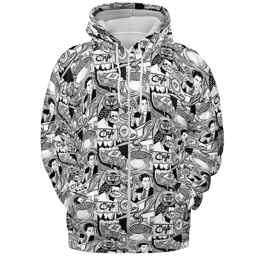 All-over Print Hoodie - PQM7EXAG -  - 3
