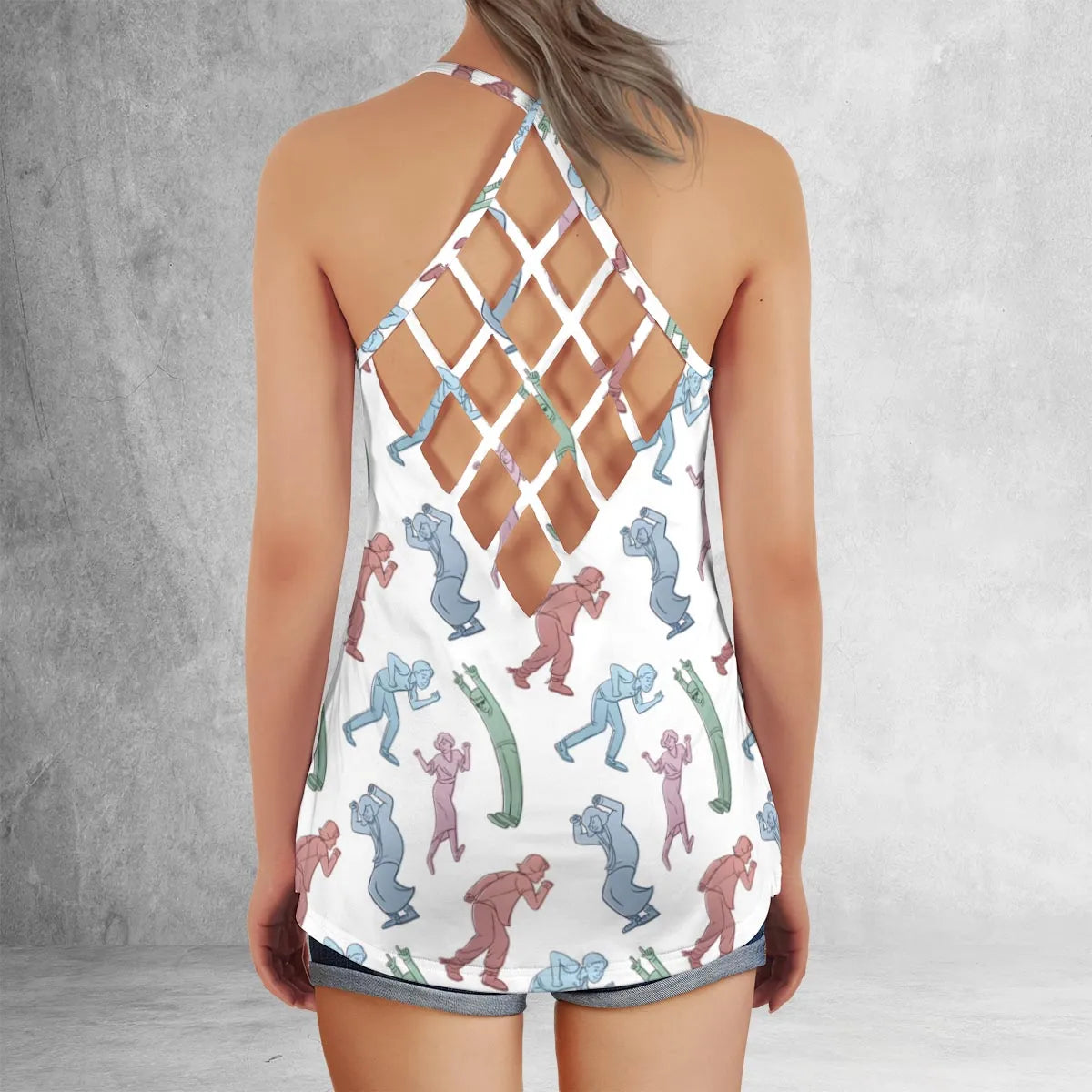 Criss Cross Tank Top - LJG5ENNJ
