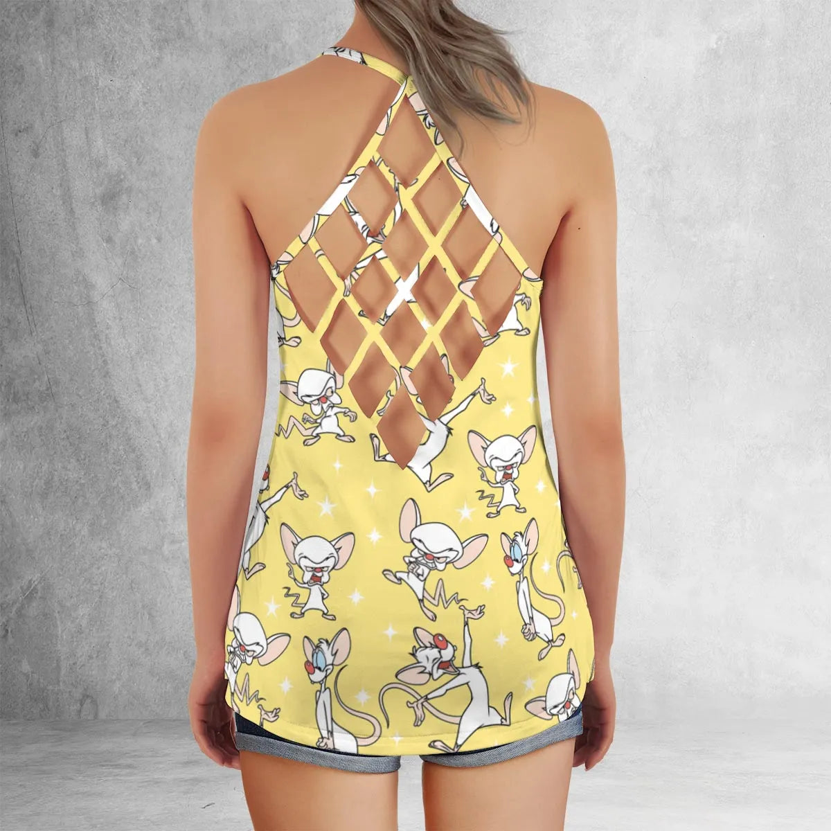 Criss Cross Tank Top - KY863ET5
