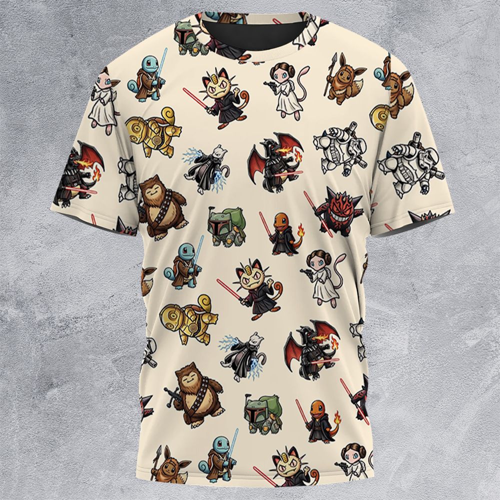 All-Over Print Unisex T-Shirt - 34GU8GGW -  - 3
