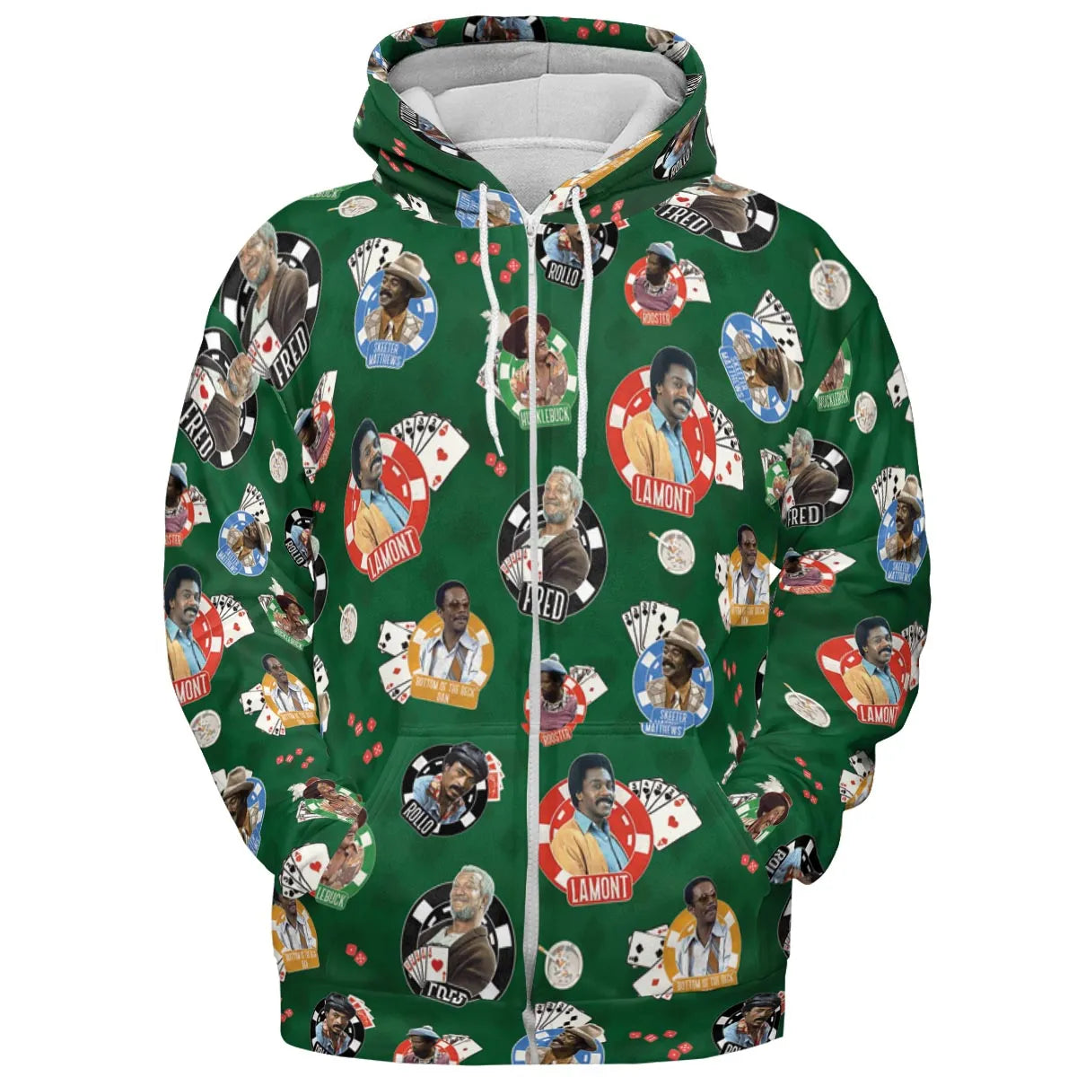 All-over Print Hoodie - J1DS5QUF