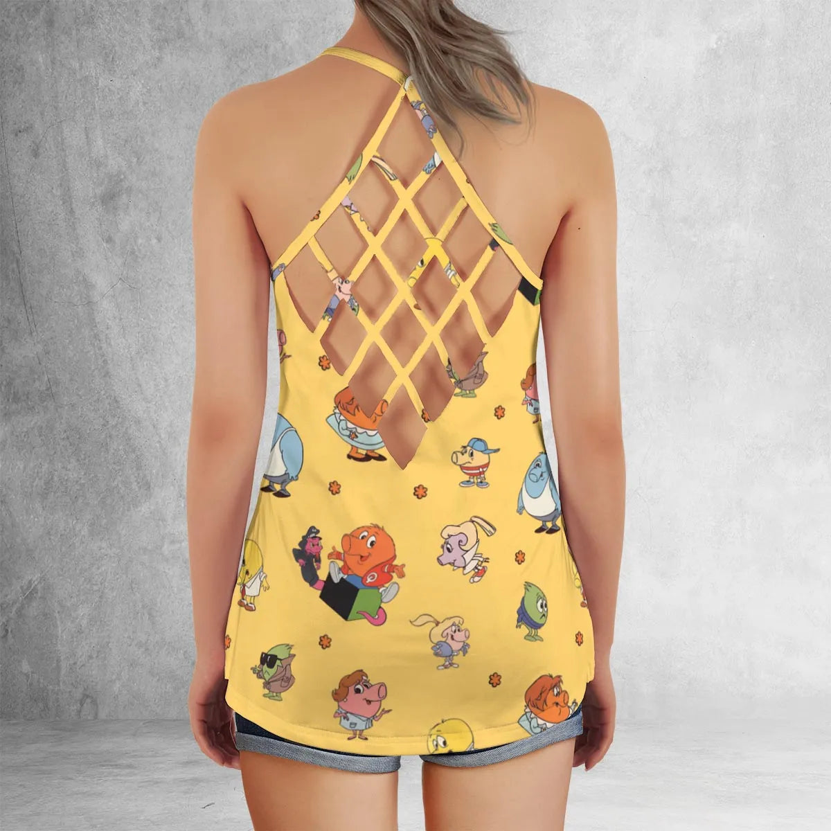 Criss Cross Tank Top - V6MNQVWJ