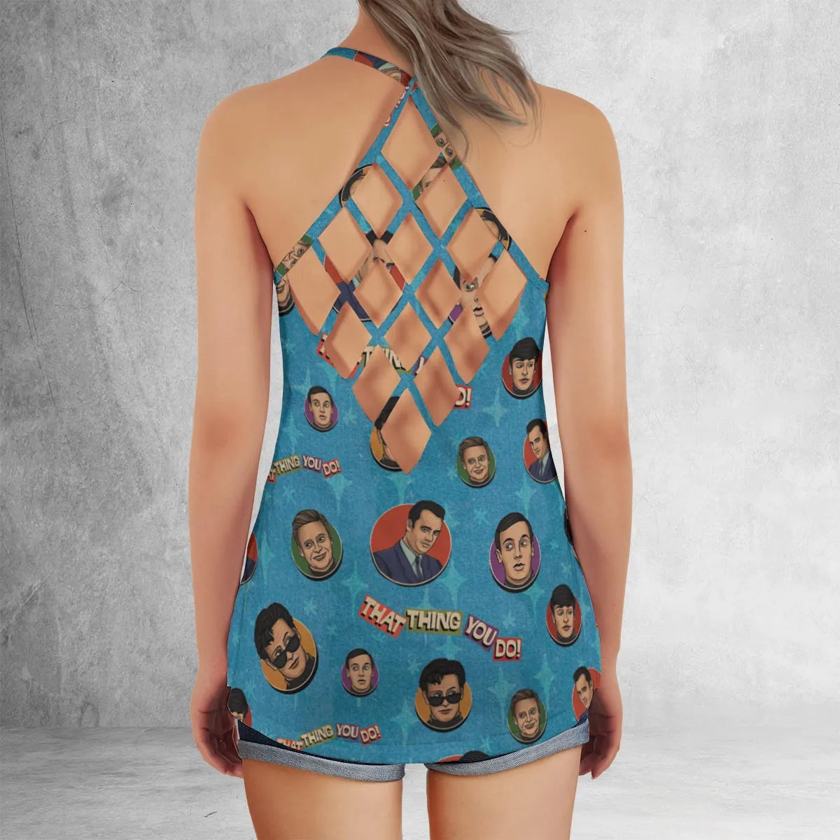 Criss Cross Tank Top - QQECZRAT