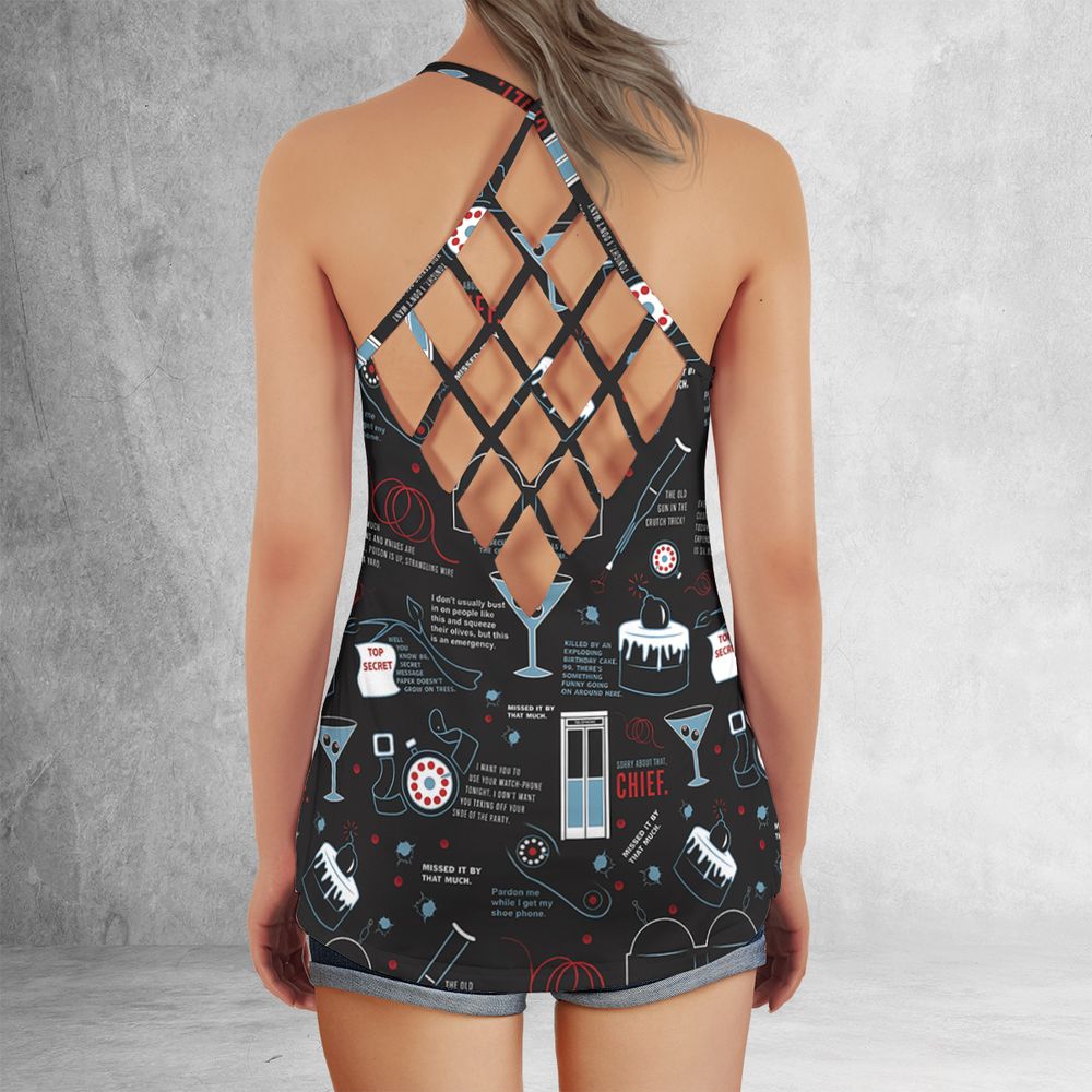 Criss Cross Tank Top - JGW7TSSP -  - 3