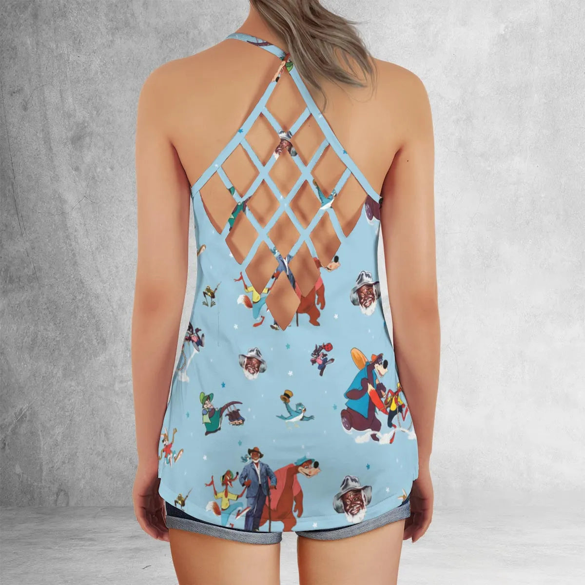 Criss Cross Tank Top - LP3KQZ64