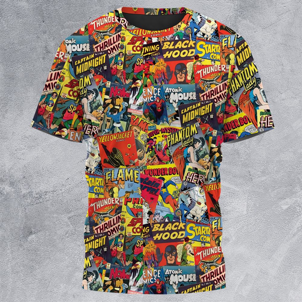 All-Over Print Unisex T-Shirt - UDXN4FWZ -  - 3