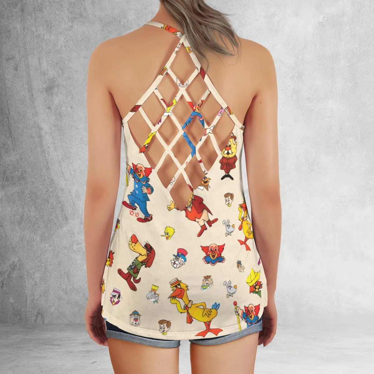 Criss Cross Tank Top - BBDVL2D8